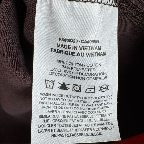 Nike Tech Fleece Knit Pullover Crew Neck Sweatshirt Brown Basalt Large CU4505 - Picture 5 of 6